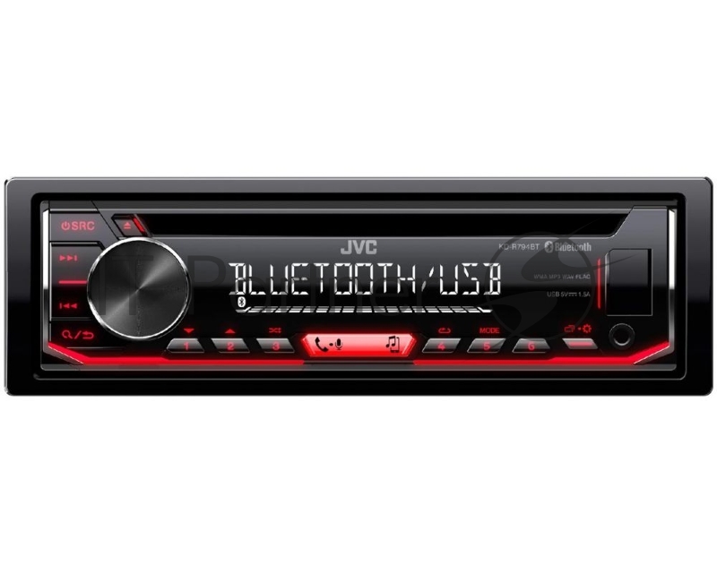 Автомагнитола CD JVC KD-R794BT 1DIN 4x50Вт