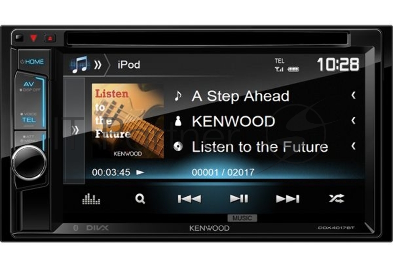 Автомагнитола CD DVD Kenwood DDX-4017BTR 2DIN 4x50Вт
