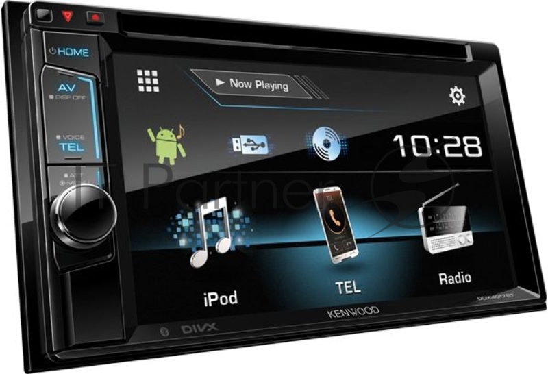 Автомагнитола CD DVD Kenwood DDX-4017BTR 2DIN 4x50Вт