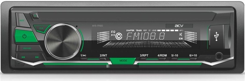 Автомагнитола ACV AVS-1711GD 1DIN 4x45Вт