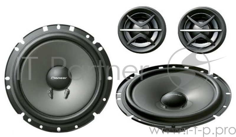 Колонки автомобильные Pioneer TS-170CI 170Вт 89дБ 4Ом 17см (6 3/4дюйм) (ком.:2кол.) компонентные дву