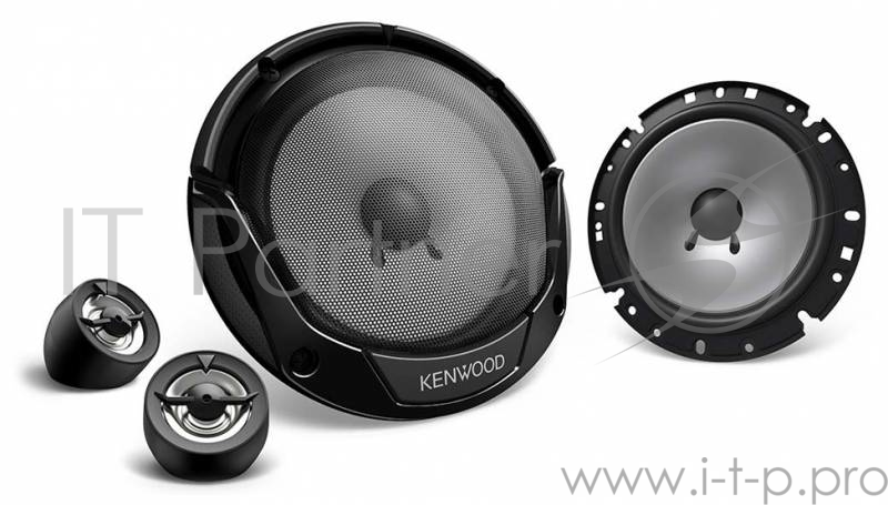 Колонки автомобильные Kenwood KFC-E170P 300Вт 92дБ 4Ом 17см (6 3/4дюйм) компонентные двухполосные