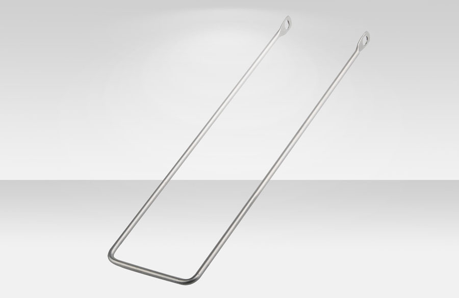 Подпорка для велокорзины F04 хром 28 270021