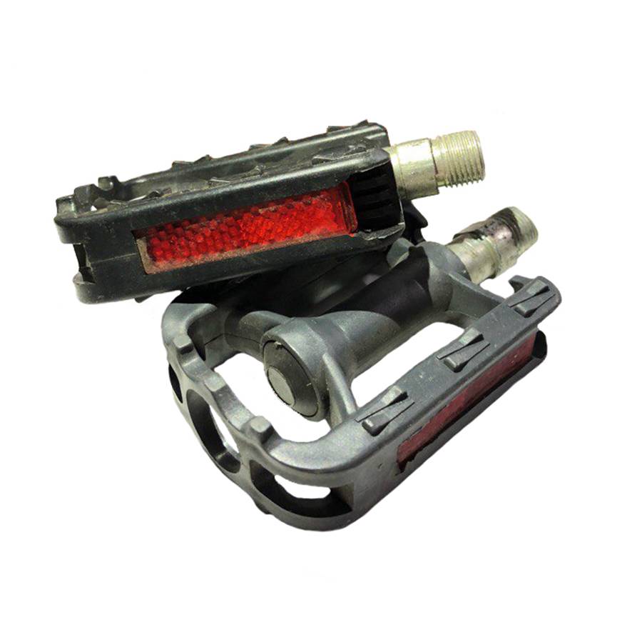 Педали вело детские ось 9/16 пластик черный ж000032