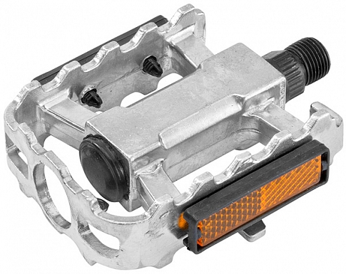 Педали вело BLF-B9 алюминий серебро 9/16 360108