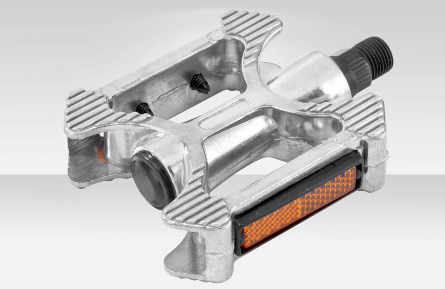 Педали вело BLF-B10 алюминий серебро 9/16 360109