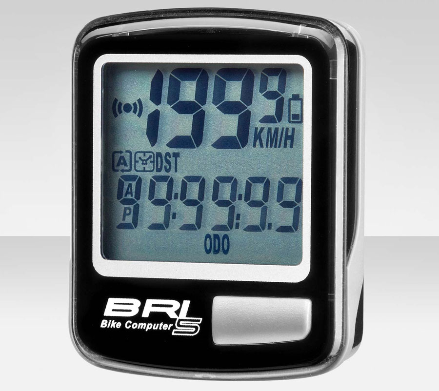 Велокомпьютер BRI-5, 5 функций Черный