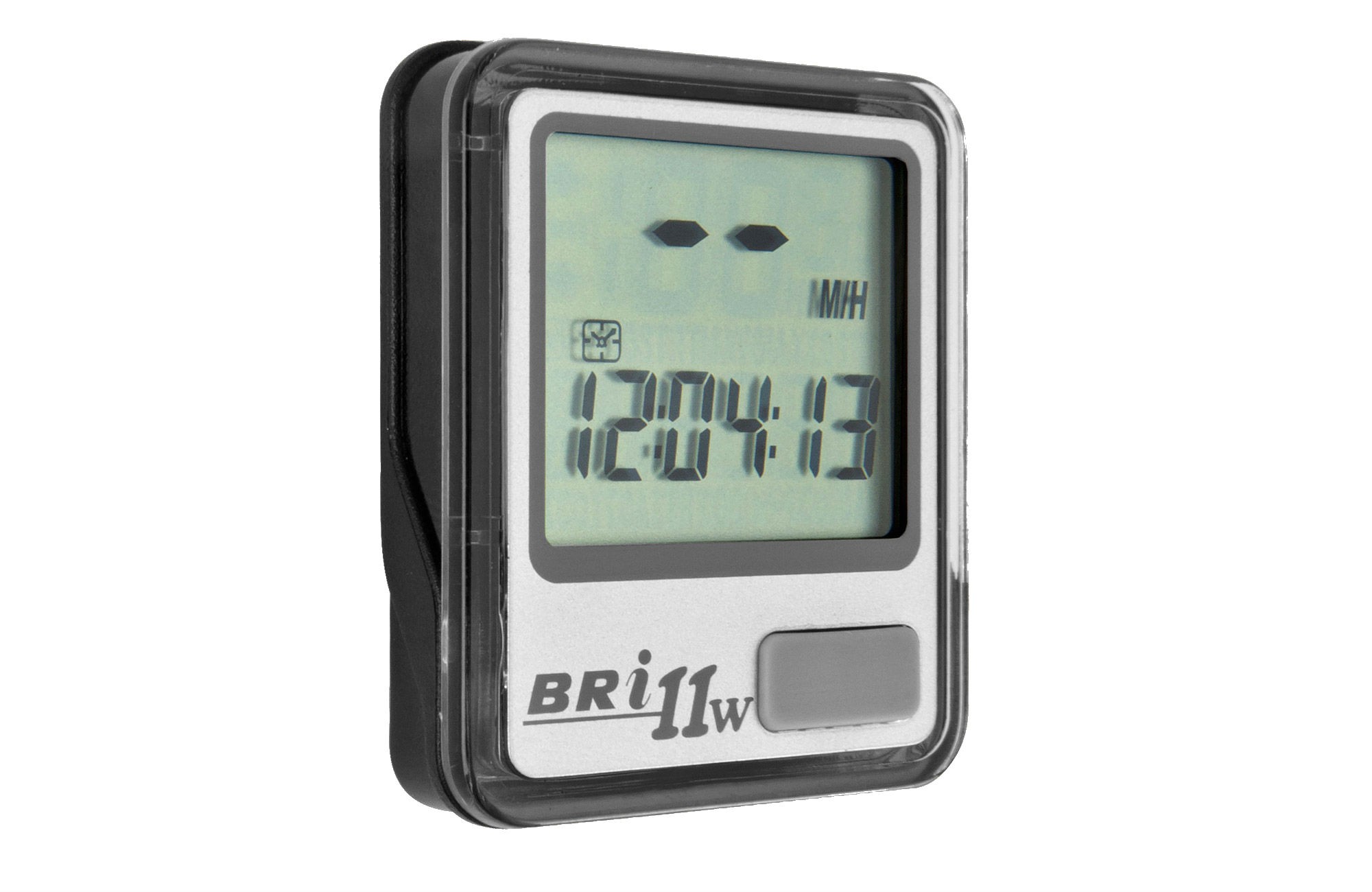 Велокомпьютер BRI-11W, 11 функций, беспроводной Серебро