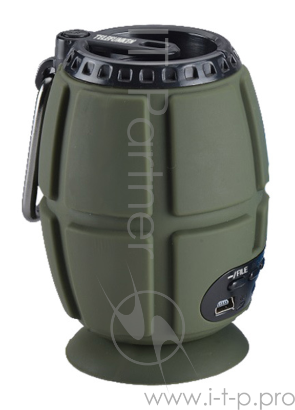 Колонка порт. Telefunken TF-PS1232B зеленый 2W 1.0 BT (TF-PS1232B(ЗЕЛЕНЫЙ))