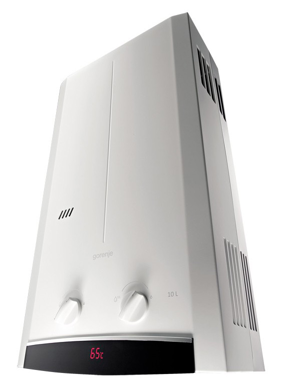 Водонагреватель Gorenje GWH10NNBW, 16.8кВт, 10л/мин, газовый настенный, белый