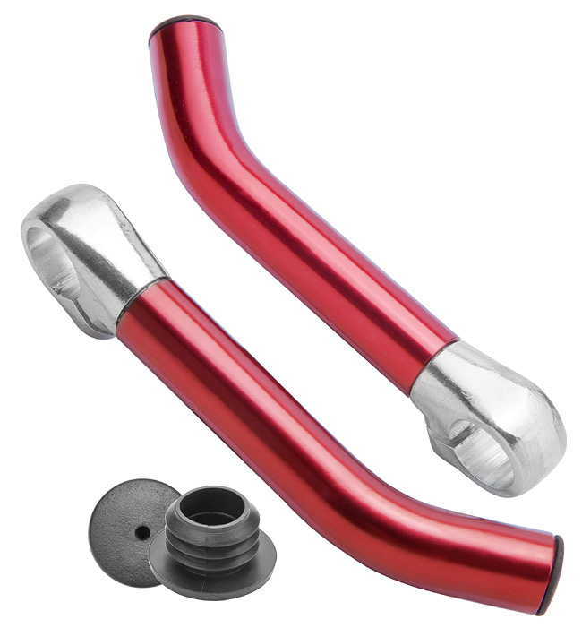 Рога на руль BLF-C2 алюминевые Красный 440023