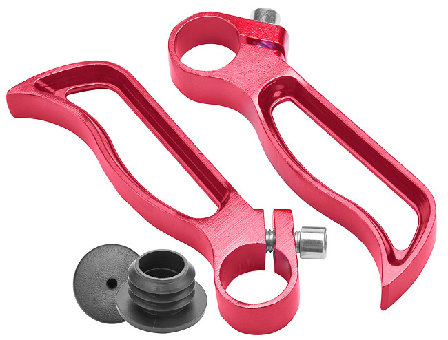 Рога на руль BLF-C4 алюминевые Красный 440027