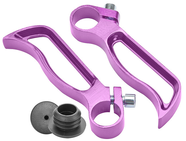 Рога на руль BLF-C4 алюминевые Пурпурный 440029