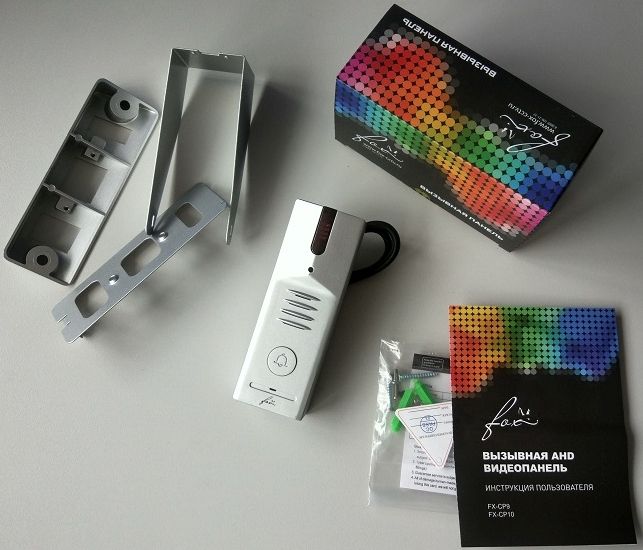 Видеопанель FX-CP10 цвет панели: серебристый