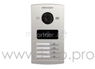 Видеопанель Hikvision DS-KV8402-IM цветной сигнал CMOS цвет панели: серебристый