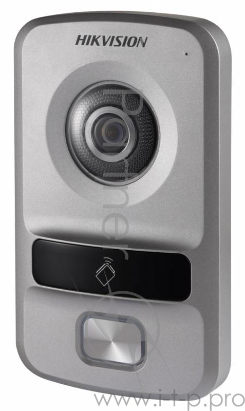 Видеопанель Hikvision DS-KV8102-VP цветной сигнал CMOS цвет панели: серебристый