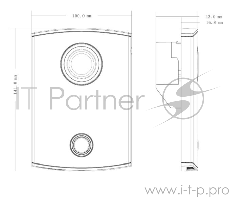 Видеопанель Dahua DH-VTO6000CM