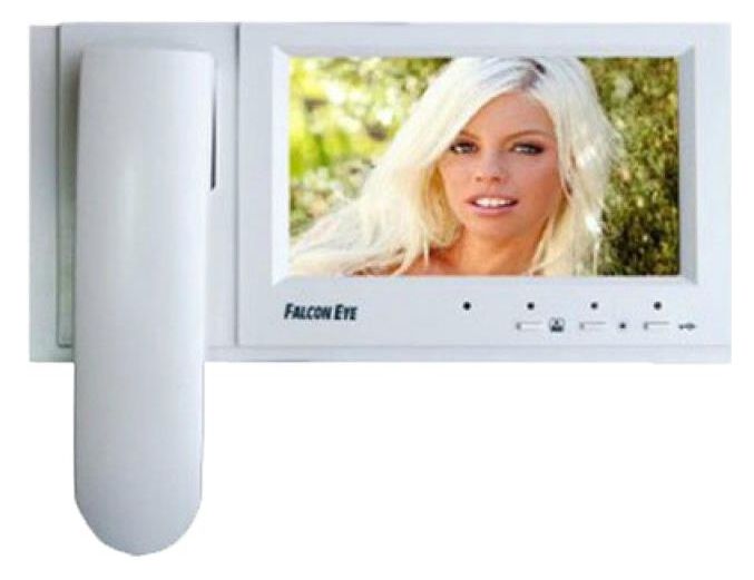 Видеодомофон Falcon Eye FE-71C цветной TFT LCD 7 ,на 2 вызывные панели,интерком,открытие замка, под