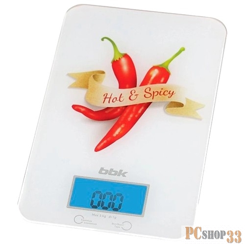 Весы Весы кухонные BBK KS106G, рисунок Hot/Spicy