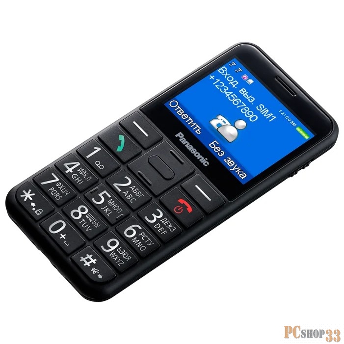 мобильные телефоны Panasonic MobilePhone TU150 black 2Sim 2.4