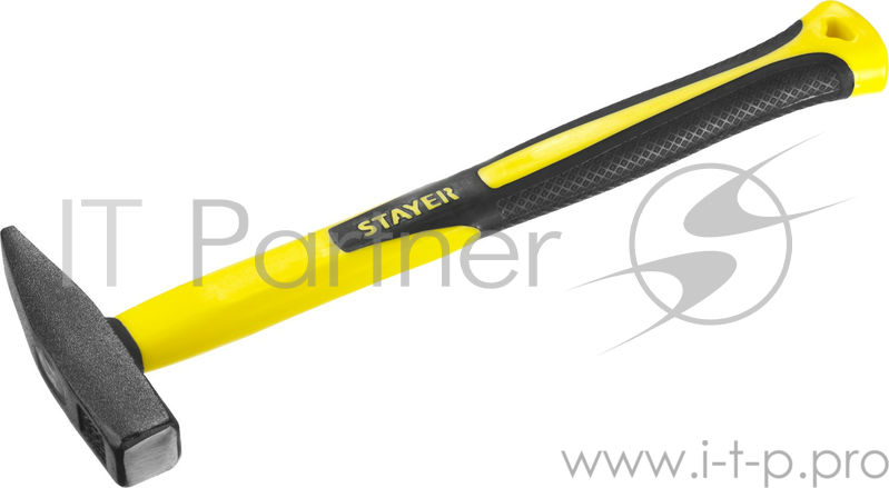 Ручной инструмент Молоток слесарный Fiberglass 300 г с фиберглассовой рукояткой, STAYER Professional 20050-03 20050-03_z01