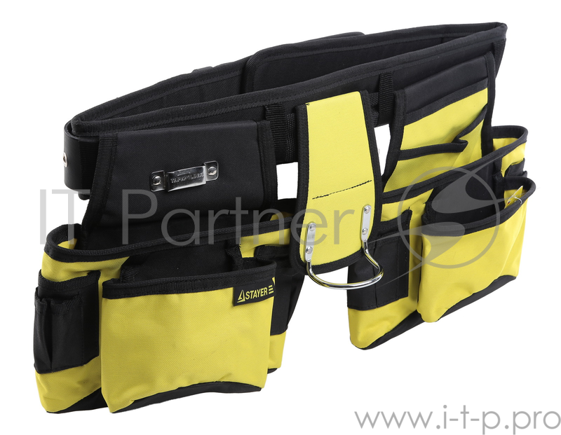Ручной инструмент Пояс STAYER для инструментов, нейлоновый, 18 карманов 38612