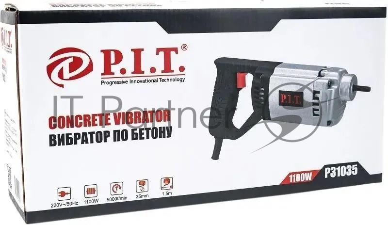 Отбойный молоток P.I.T Вибратор электрический ручной для бетона P31035 (1100 вт, 1,5м длинна булавы) . P31035
