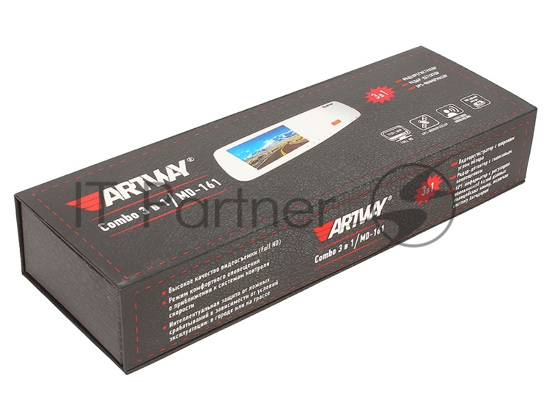 Видеорегистратор Artway MD-161 черный 1080x1920 1080p 140гр. GPS