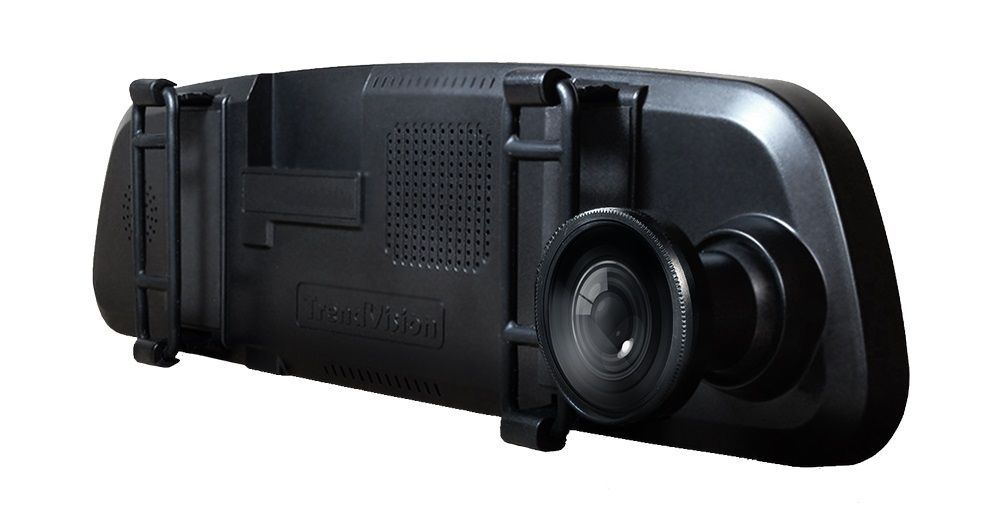 Видеорегистратор TrendVision MR-710GP черный 1296x2304 1296p 160гр. GPS Ambarella A7LA70