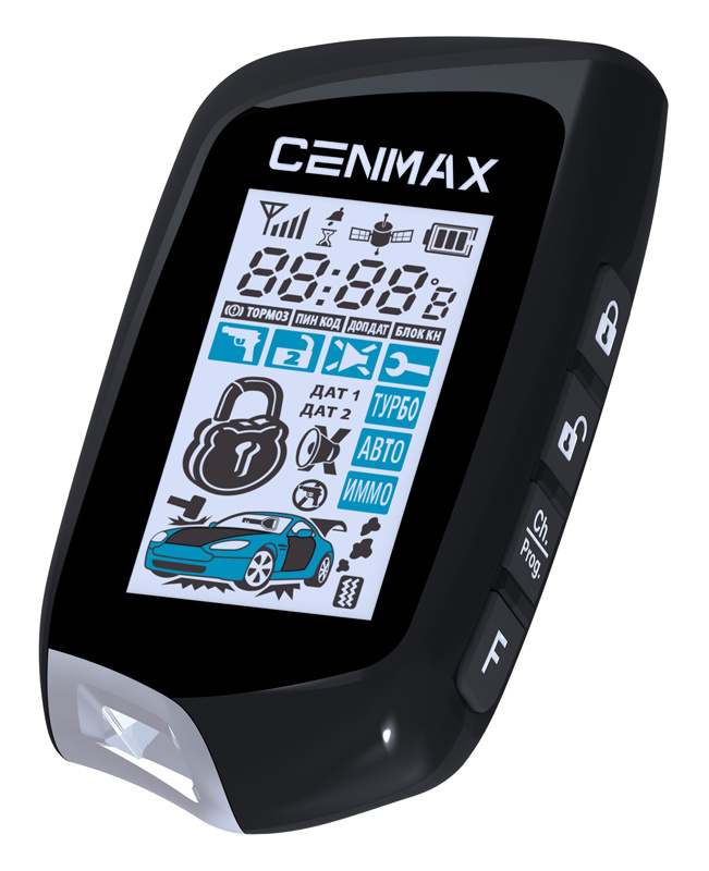 Автосигнализация Cenmax Vigilant V12-D с обратной связью брелок с ЖК дисплеем