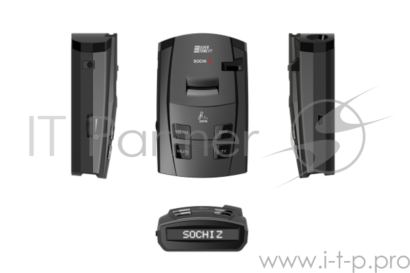 Радар-детектор Silverstone F1 SOCHI Z GPS приемник черный