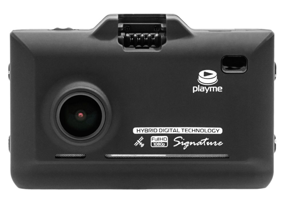 Радар-детектор Playme P570SG Видеорегистратор GPS приемник G-сенсор черный