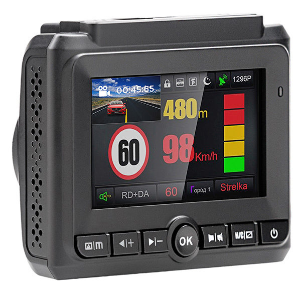 Радар-детектор Playme Omega Видеорегистратор GPS приемник G-сенсор