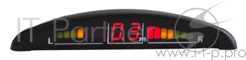 Парковочный Радар Silverstone F1 Interpower IP-416 4 датчика 19мм серебристый