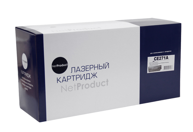 Картридж NetProduct (N-CE271A) для HP CLJ CP5520/5525/Enterprise M750, Восстанов., №650A C, 15K