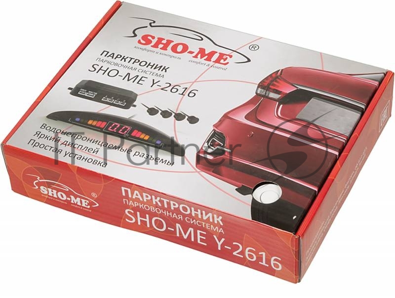 Парковочный Радар Sho-Me Y-2616N04 4 датчика 20мм белый