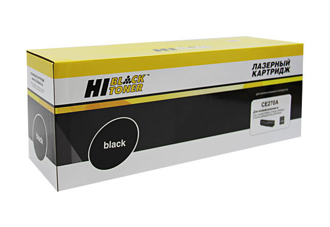 Картридж Hi-Black (HB-CE270A) для HP CLJ CP5520/5525/Enterprise M750, Восстанов, №650A Bk, 13,5K