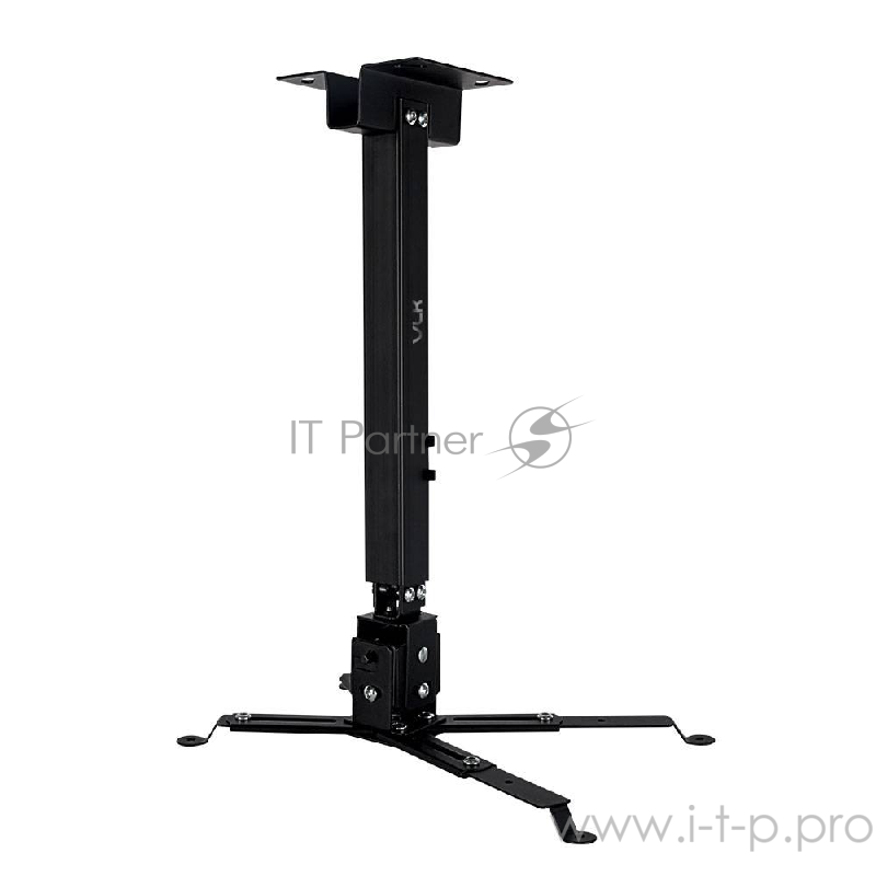 Кронштейн для проекторов VLK TRENTO-82 Черный, настенный/потолочный, max 15 кг, 3 ст своб/, наклон ±