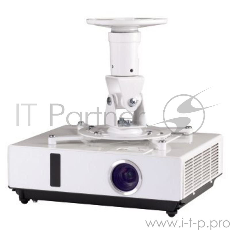 Кронштейн для проектора Hama H-118610 белый макс.14кг потолочный поворот и наклон