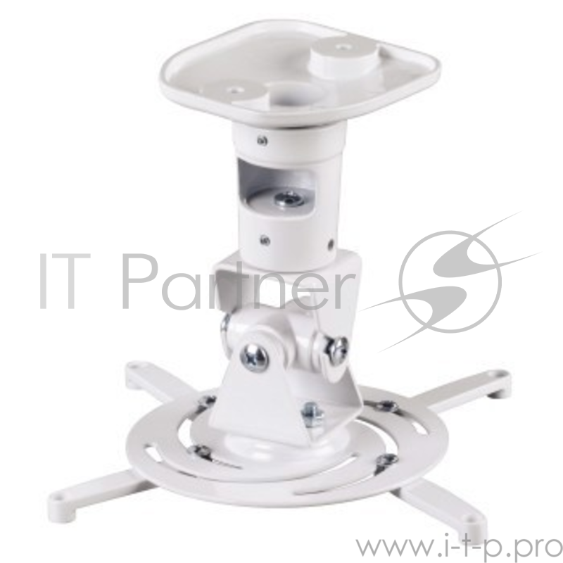 Кронштейн для проектора Hama H-118610 белый макс.14кг потолочный поворот и наклон