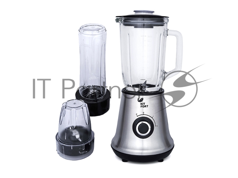 Блендер стационарный Kitfort КТ-1312 450 Вт. серебристый/черный