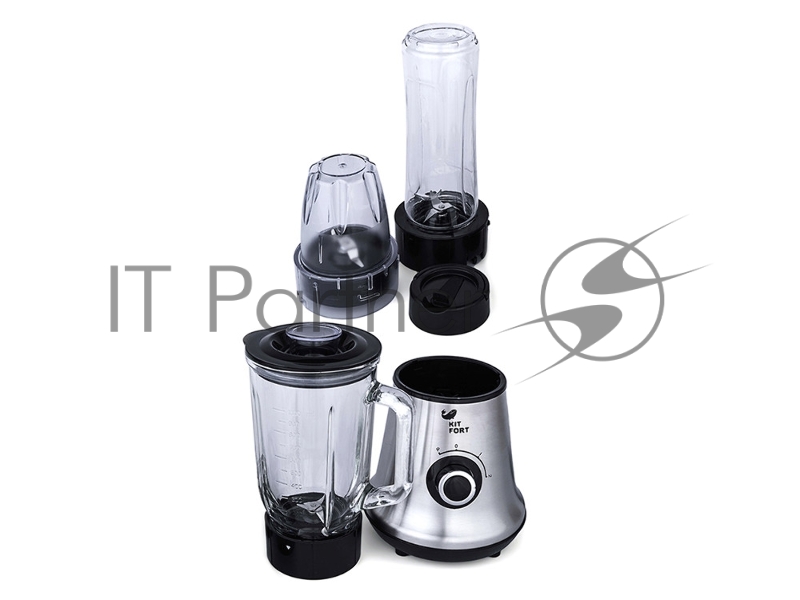 Блендер стационарный Kitfort КТ-1312 450 Вт. серебристый/черный