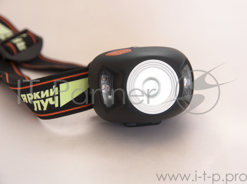 Фонарь налобный Яркий Луч H-3 MA-HALO черный лам.:светодиод. 170lx AAAx3 (4606400104971)