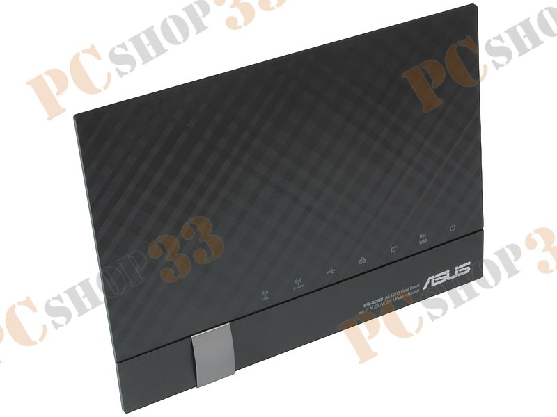 Модем DSL ASUS DSL-AC56U Annex A/B/I/J/L/M VDSL2/ADSL2/2+ + маршрутизатор 4 порта 1Гбит/сек. + точка доступа WiFi 867Мбит/сек. (LAN, WiFi)