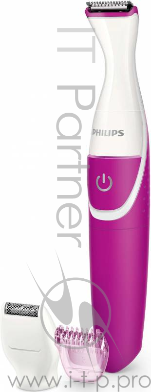 Триммер Philips BRT382/15 розовый/белый (насадок в компл:2шт)