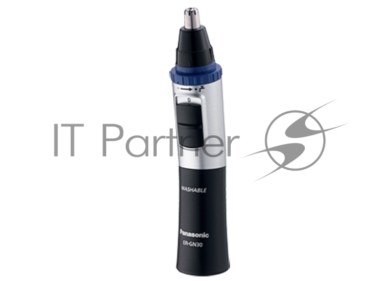 Триммер Panasonic ER-GN30-K черный/серебристый (насадок в компл:1шт)