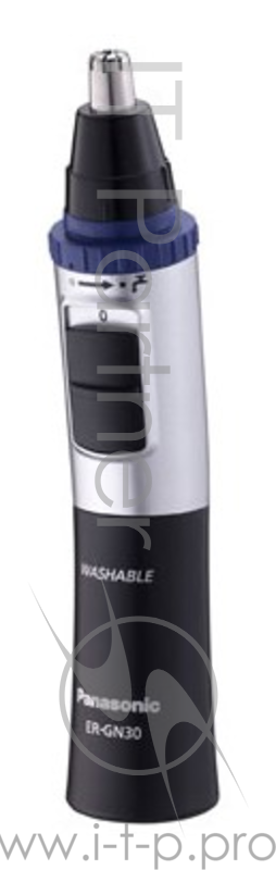 Триммер Panasonic ER-GN30-K черный/серебристый (насадок в компл:1шт)