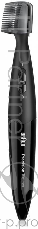 Триммер Braun PT5010 черный (насадок в компл:2шт)