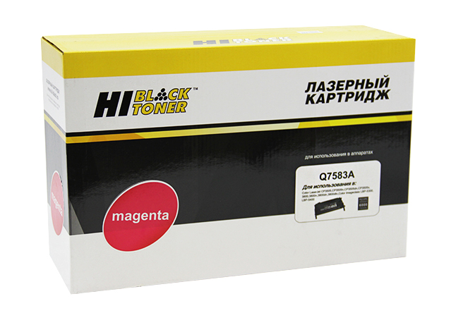 Картридж Hi-Black (HB-Q7583A) для HP CLJ 3800/CP3505/Canon MF8450, Восстановленный, №503A M, 6K
