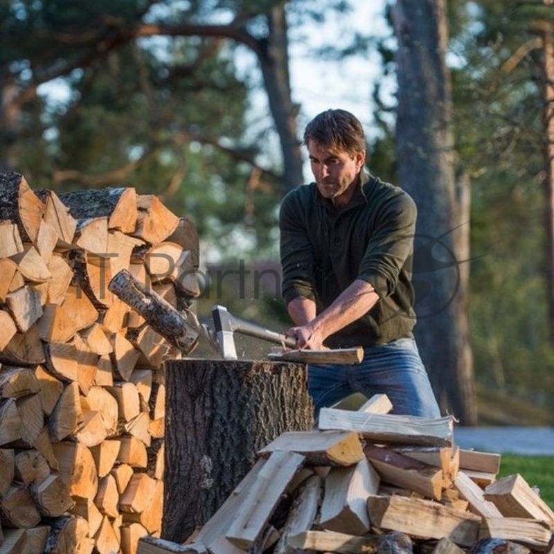 Топор Fiskars Х21 средний черный/оранжевый в комплекте:нож (1025436)